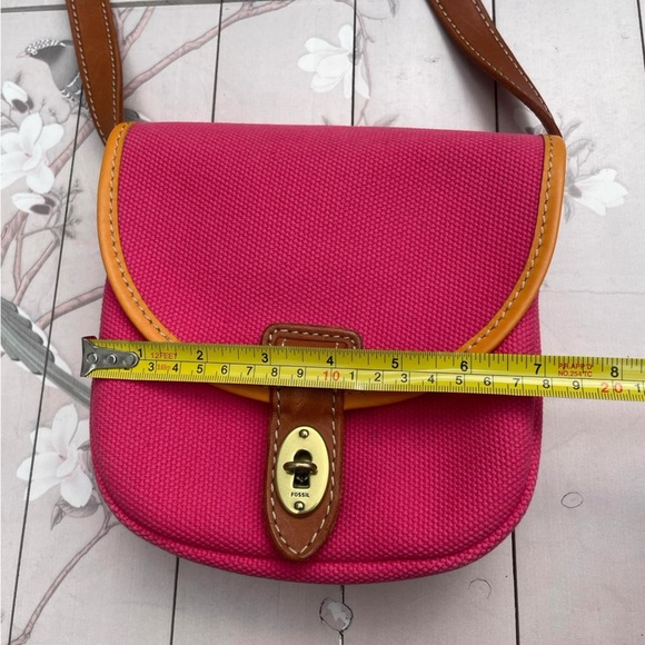 Fossil Pink and Brown Crossbody Bag - Picture 5 of 8